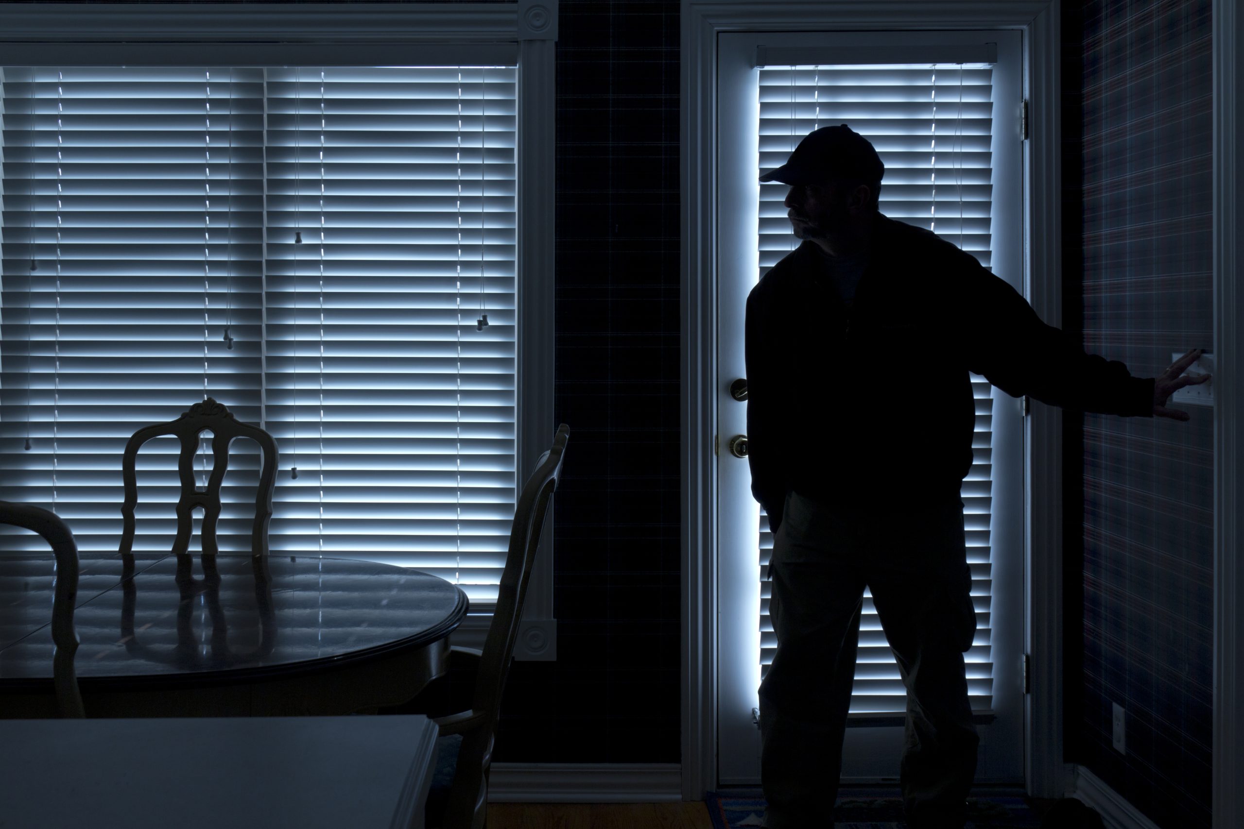 This,Photo,Illustrates,A,Burglary,Or,Thief,Breaking,Into,A