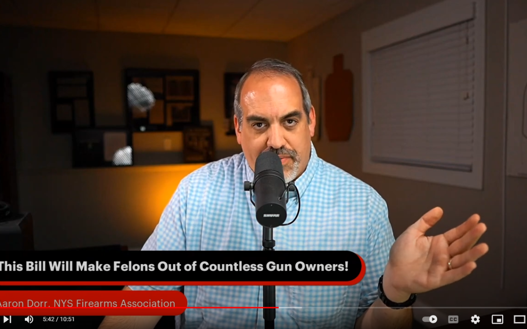Must Watch Video on Gun Control Bill in Albany!