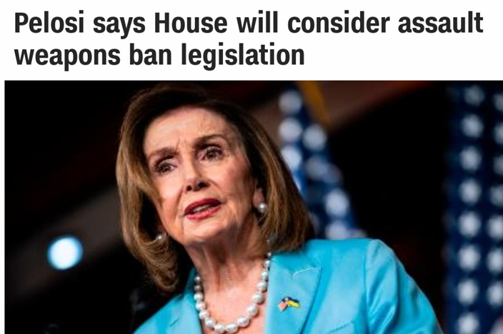 Pelosi to Pass Bill BANNING 200 Rifles!