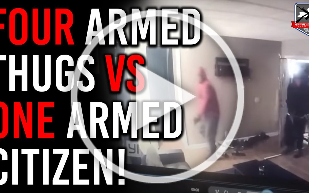 Video: Four Armed Thugs vs One Armed Homeowner!