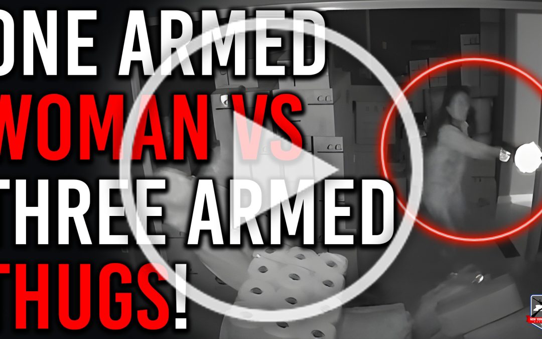 Self-Defense Video: Three Thugs Tried to Rob/R*pe This Woman