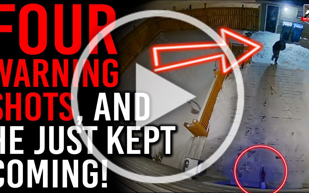 Video: Four Warning Shots and He Kept Coming!
