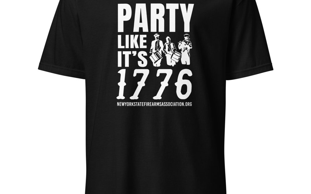 Supersoft – Short Sleeve – White Text – “Party Like It’s 1776”