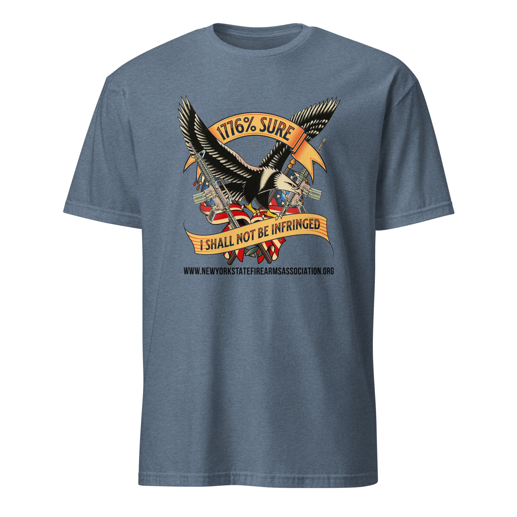 Supersoft – Short-Sleeve – Unisex – Black Text “I’m 1776% Sure” - Image 3