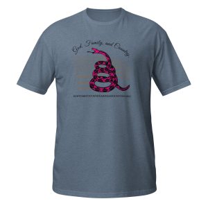 Supersoft – Short Sleeve – Women’s – Black Text – God, Family and Country