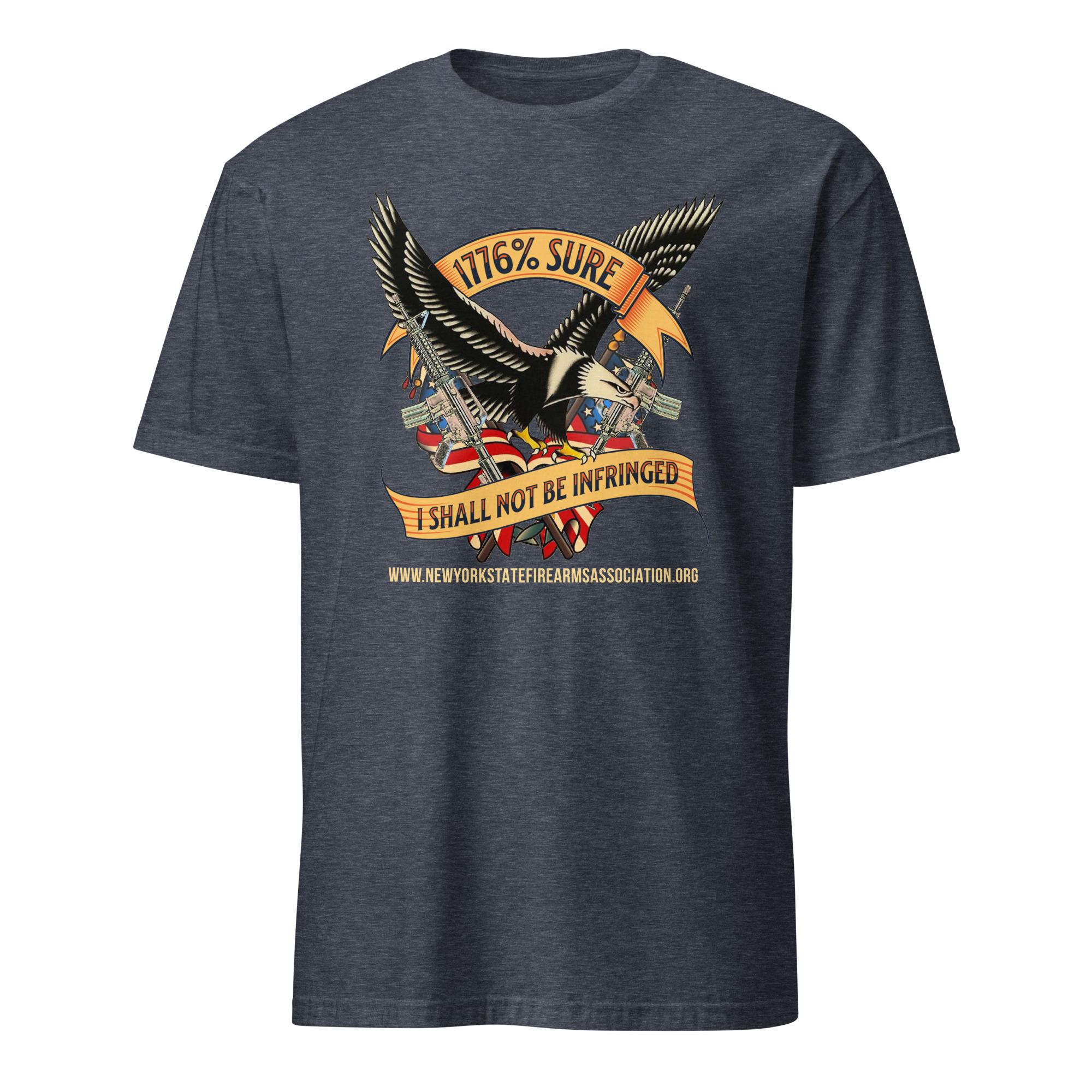 Supersoft – Short-Sleeve – Unisex – Gold Text -“I’m 1776% Sure”