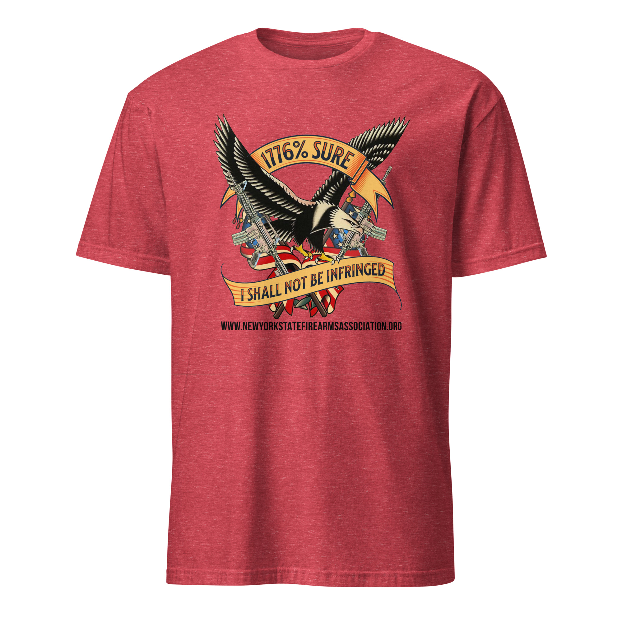Supersoft – Short-Sleeve – Unisex – Black Text “I’m 1776% Sure” - Image 2