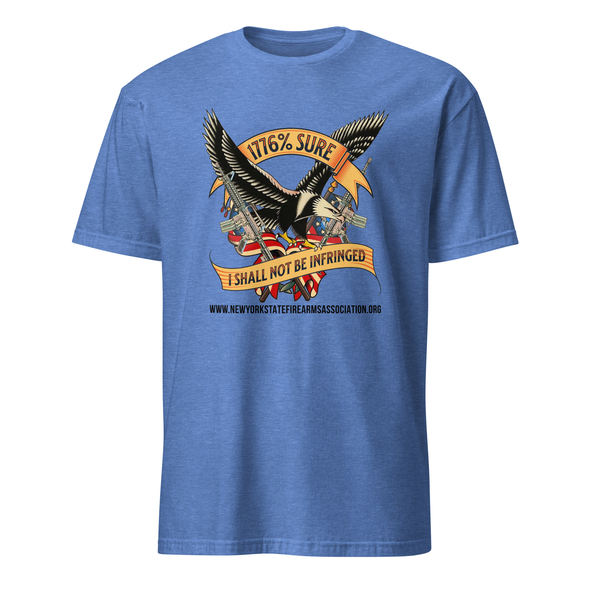 Supersoft – Short-Sleeve – Unisex – Black Text “I’m 1776% Sure” - Image 4