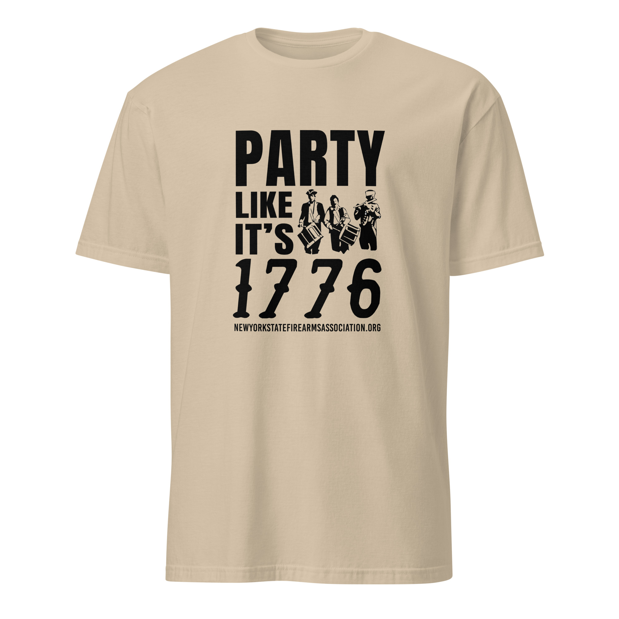 Supersoft – Short-Sleeve- Unisex – Dark Text – “Party Like It’s 1776” - Image 6