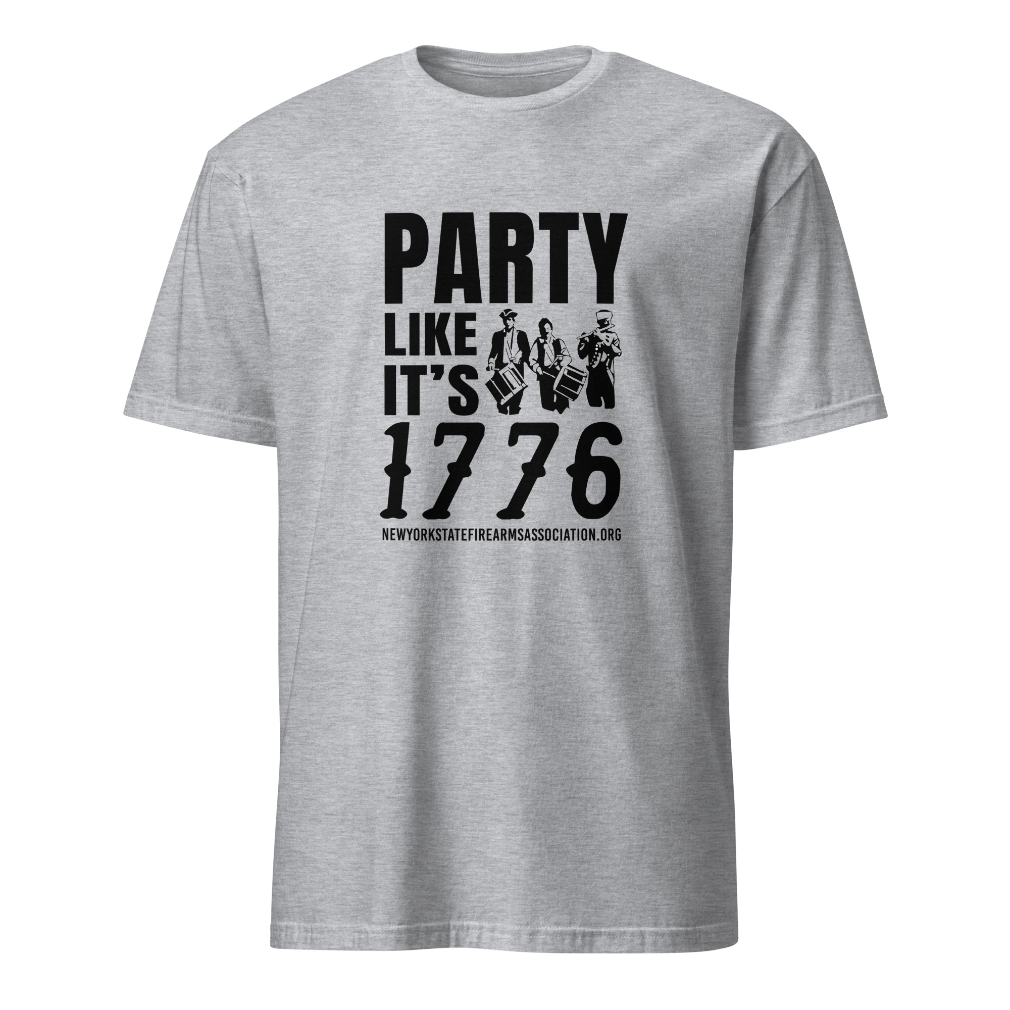 Supersoft – Short-Sleeve- Unisex – Dark Text – “Party Like It’s 1776”