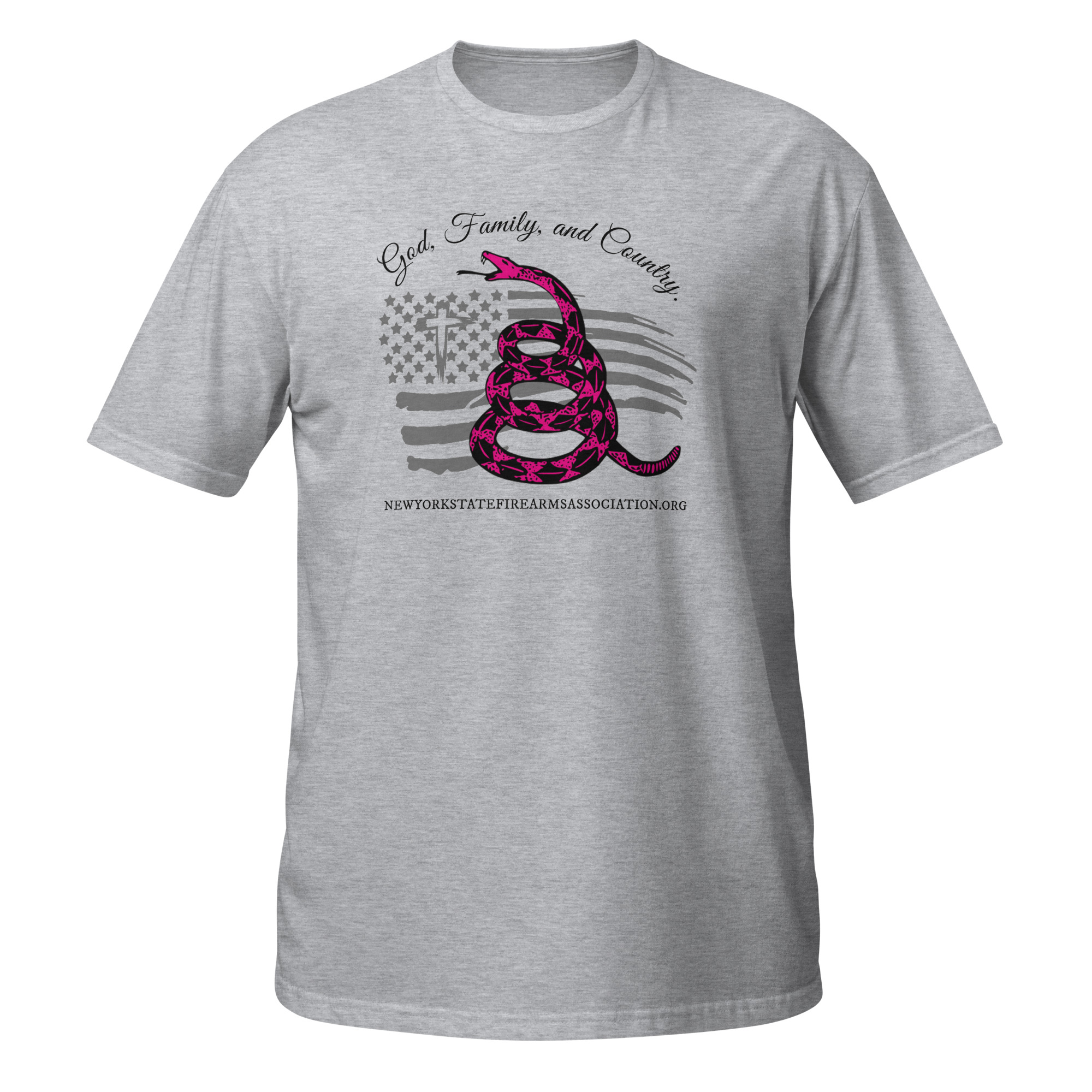 Supersoft – Short Sleeve – Women’s – Black Text – God, Family and Country - Image 4