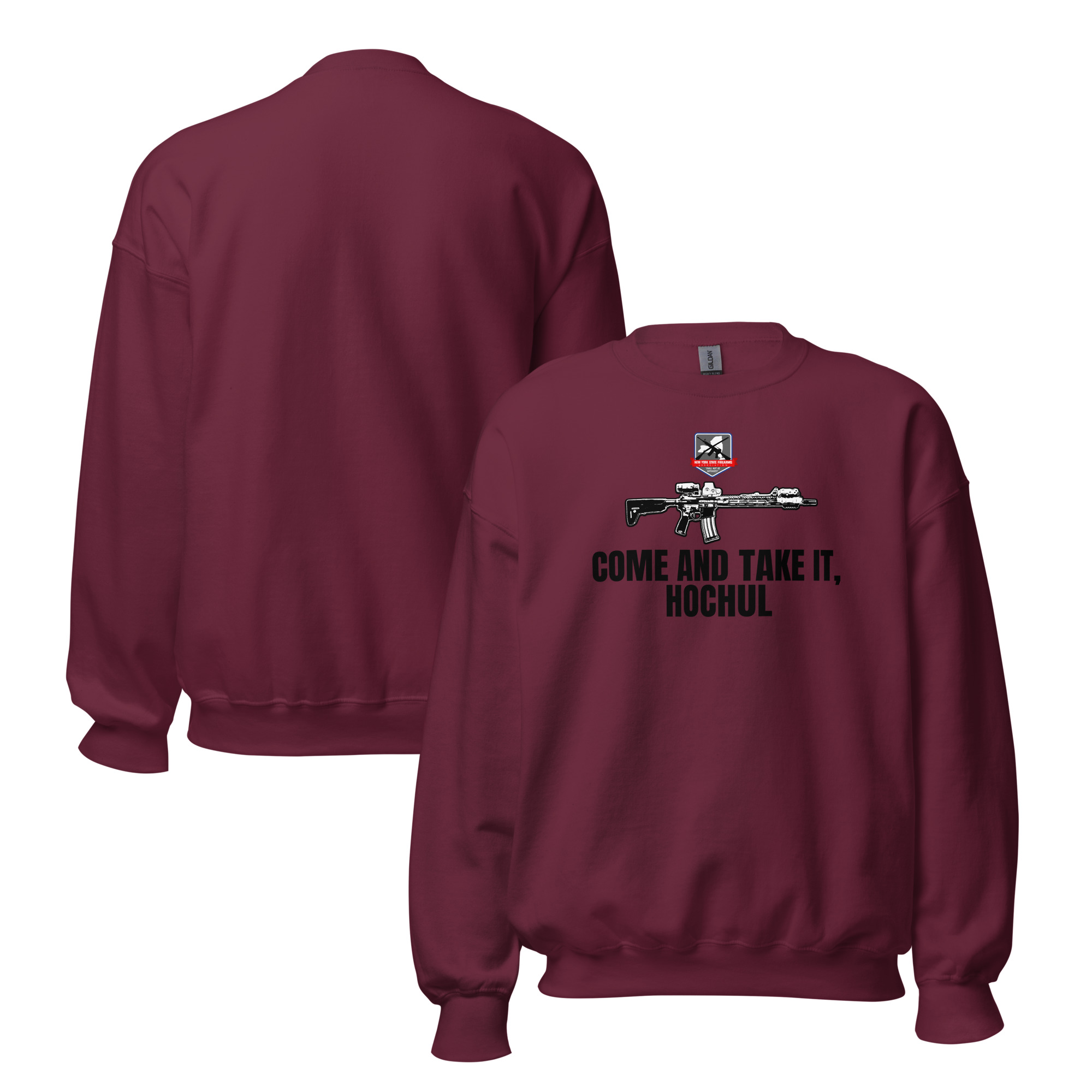 Come and Take It Hochul - Unisex Sweatshirt - Image 2