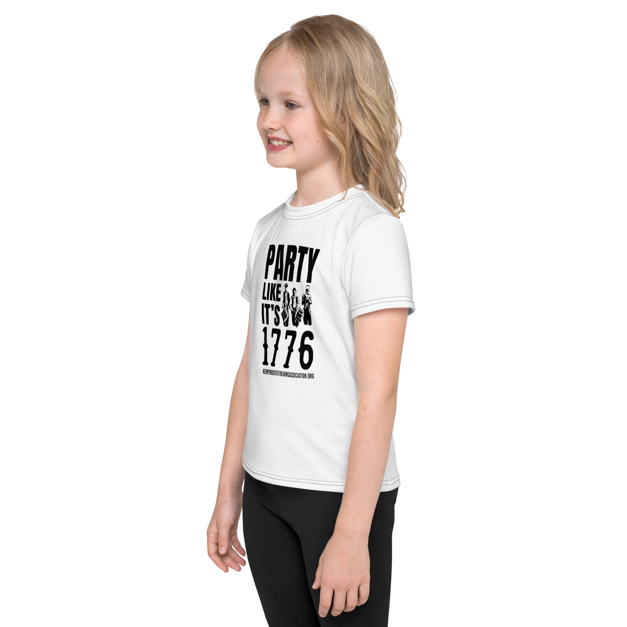 Youth - Party Like It's 1776 - Kids crew neck t-shirt - Image 6