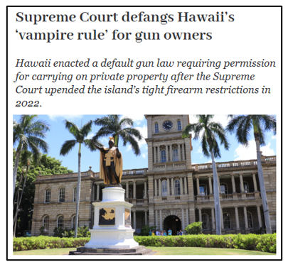 BREAKING: Supreme Court Smashes Hawaii's Gun Ban